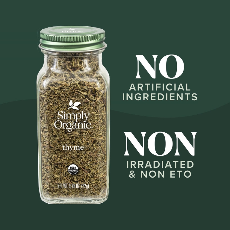 Simply Organic, Чабрец, 22 г (0,78 унции)