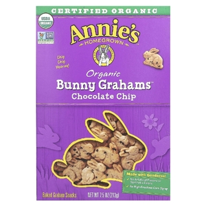 Annie's Homegrown, Печенье кролики домашние органические с шоколадной крошкой, 213 г (7,5 унции)