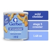Gerber, запечённый злаковый снек, для детей от 8 месяцев, мягкий чеддер, 42 г (1,48 унции)