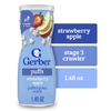 Gerber, злаковые подушечки, для малышей от 8 месяцев, клубника и яблоко, 42 г (1,48 унции)
