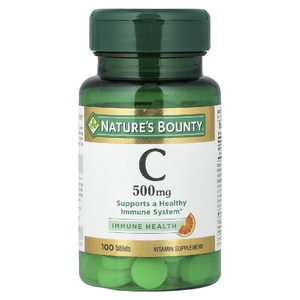 Nature's Bounty, витамин C, 500 мг, 100 таблеток