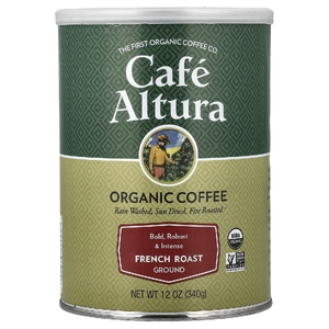 Cafe Altura, Органический кофе, французская жарка, 12 унций (339 г)