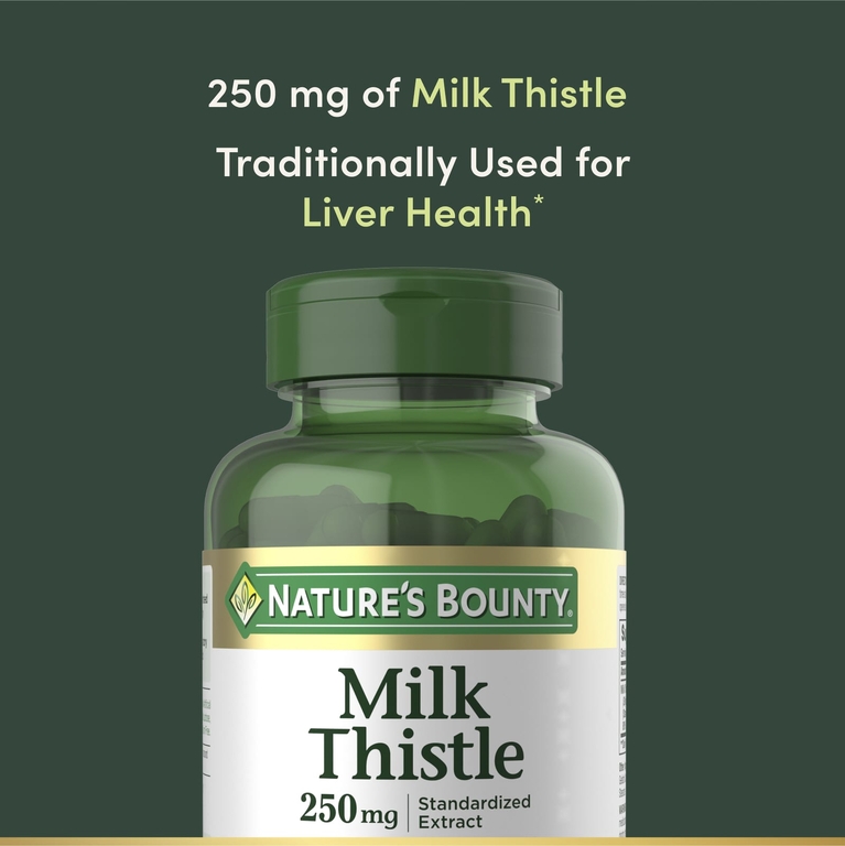 Nature's Bounty, Расторопша, 250 мг, 200 капсул