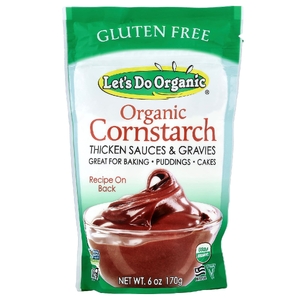 Let's Do Organic, Let's Do Organic, органический кукурузный крахмал, без глютена, 170 г