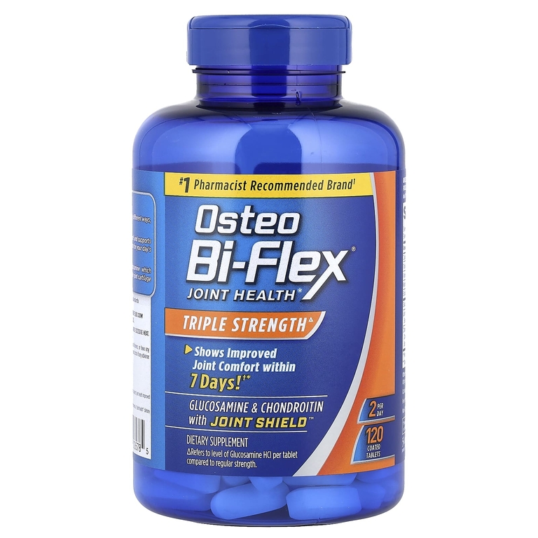 Osteo Bi-Flex, Глюкозамин Хондроитин с экстрактом бовеллии, Утроенная сила, 120 каплетов