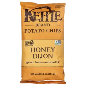 Kettle Foods, картофельные чипсы, с медом и дижоном, 141 г (5 унций)