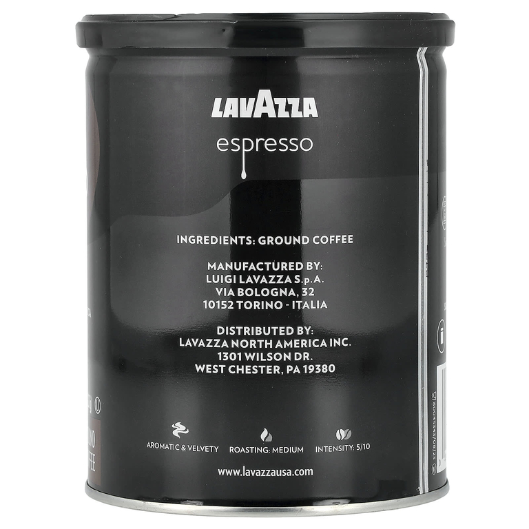 LavAzza Premium Coffees, эспрессо, молотый, 227 г (8 унций)