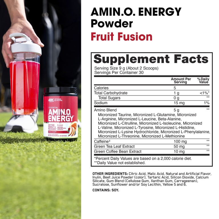 Optimum Nutrition, Аминокислоты для восстановления мышц, смесь фруктов, 270 г (9,5 унции)