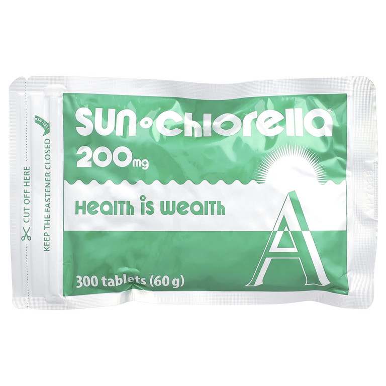 Sun Chlorella, добавка с хлореллой, 200 мг, 300 таблеток
