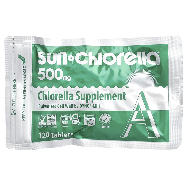 Sun Chlorella, Добавка с хлореллой, 120 таблеток