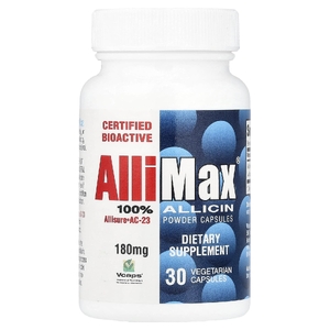 Allimax, Капсулы с порошком 100%-ного аллицина, 180 мг, 30 капсул в растительной оболочке