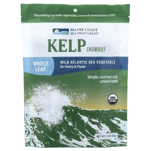 Maine Coast Sea Vegetables, бурые водоросли, цельные листья, 57 г (2 унции)