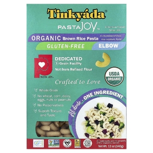 Tinkyada, паста из органического коричневого риса, локоть, 340 г (12 унций)