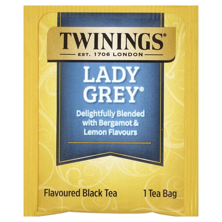 Twinings, Леди Грей®, ароматизированный черный чай, 20 чайных пакетиков, 40 г (1,41 унции)