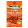 Twinings, чистый черный чай, цейлонский, 20 чайных пакетиков, 40 г (1,41 унции)