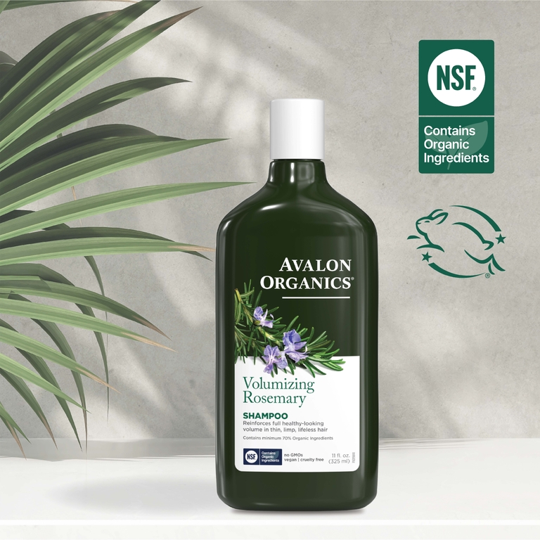 Avalon Organics, Шампунь для объема, розмарин, 325 мл (11 жидких унций)