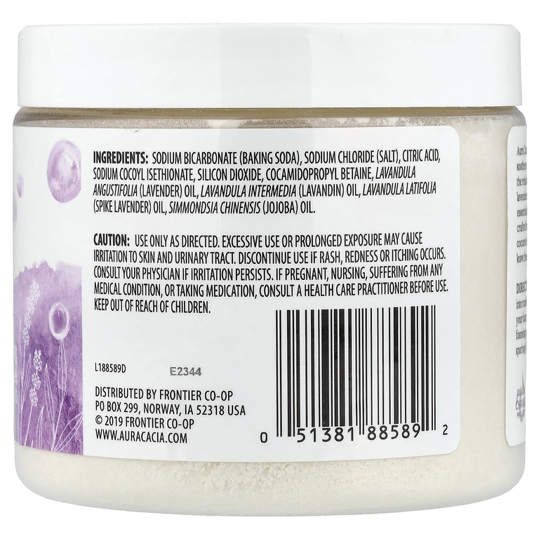 Aura Cacia, Ароматерапевтическая пена для ванны, расслабляющая лаванда, 14 унций (397 г)