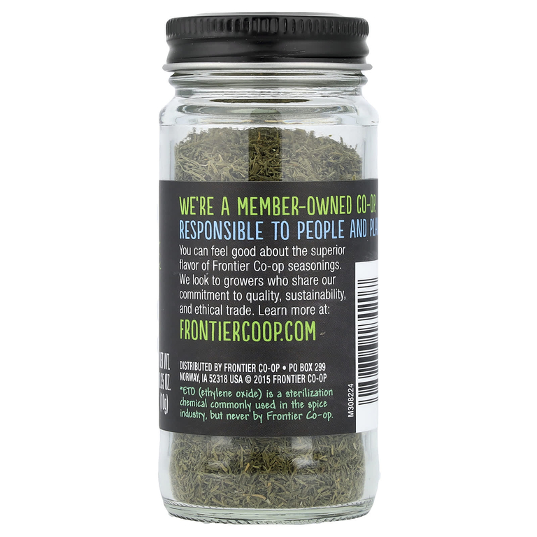 Frontier Co-op, Dill Weed, Chopped, 0.35 oz (10 g) (Товар снят с продажи) 