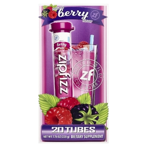 Zipfizz, смесь для приготовления напитка, с ягодным вкусом, 20 тюбиков по 11 г (0,39 унции)
