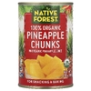 Native Forest, 100% органические кусочки ананаса, 400 г (14 унций)