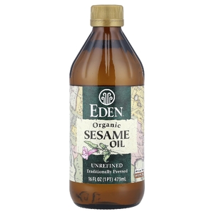 Eden Foods, Органическое кунжутное масло, нерафинированное, 473 мл (16 жидких унций)