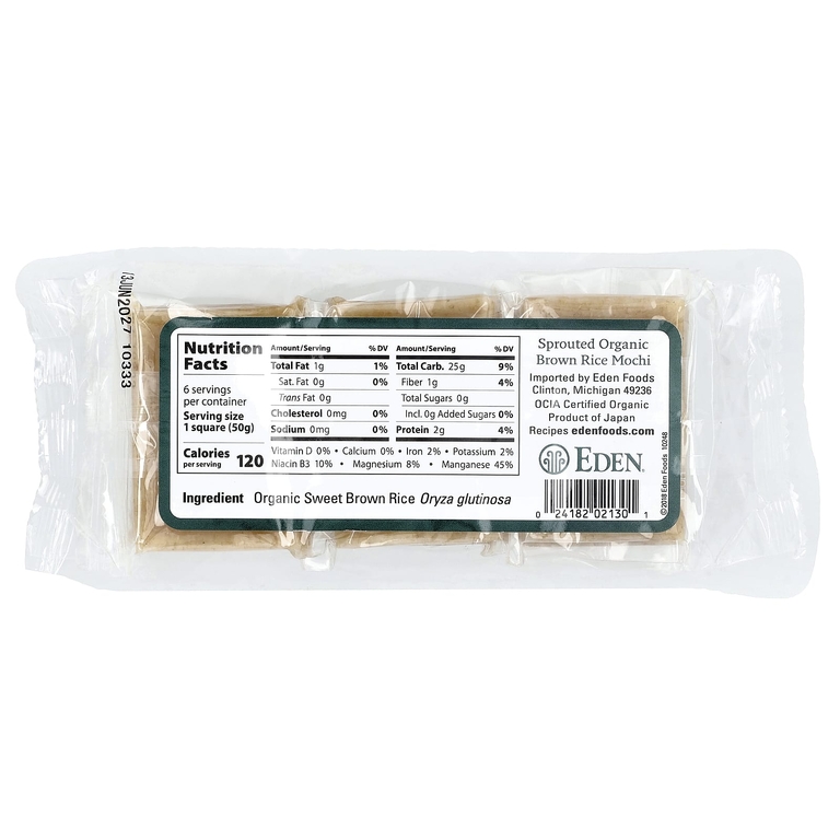 Eden Foods, моти из органического пророщенного коричневого риса, 300 г (10,5 унции)