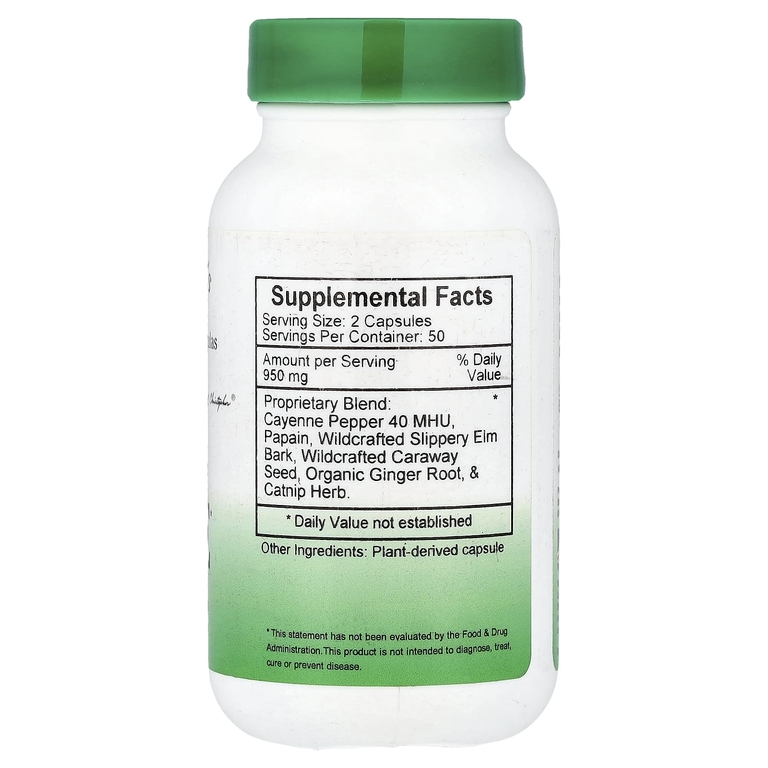 Christopher's Original Formulas, смесь трав для пищеварительной системы, 100 вегетарианских капсул