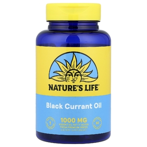 Nature's Life, Масло черной смородины, 1000 мг, 60 мягких таблеток