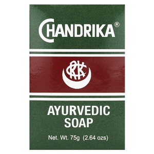 Chandrika Soap, аюрведическое кусковое мыло, 1 шт., 75 г (2,64 унции)