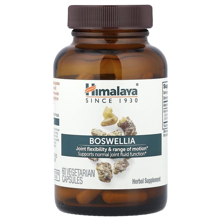 Himalaya, Экстракт индийского ладана (boswellia serrata), 60 вегетарианских капсул (125 мг на капсулу)