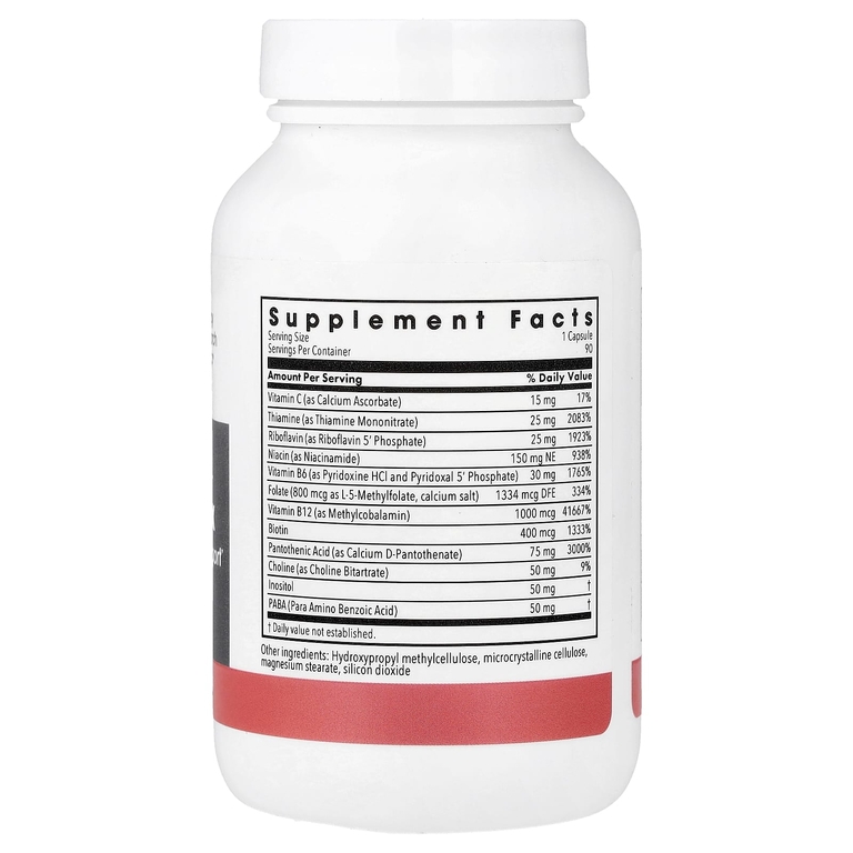 Metabolic Maintenance, комплекс витаминов группы B, 90 капсул