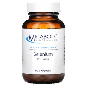 Metabolic Maintenance, селен, 200 мкг, 90 капсул (Товар снят с продажи) 
