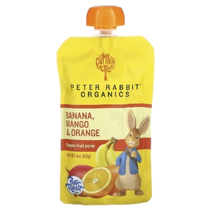 Pumpkin Tree Organics, органическое фруктовое пюре, банан, манго и апельсин, 113 г (4 унции)