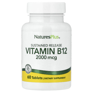 NaturesPlus, витамин B12, длительное высвобождение, 60 таблеток