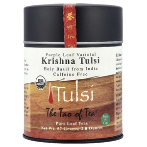 The Tao of Tea, сорт листьев фиолетового цвета, Кришна тулси, без кофеина, 57 г (2 унции)