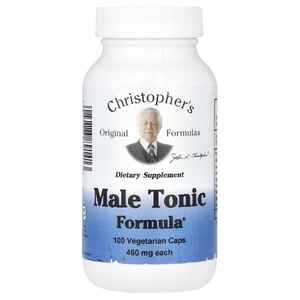 Christopher's Original Formulas, тонизирующая формула для мужчин, 100 вегетарианских капсул
