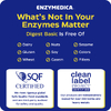 Enzymedica, формула основных пищеварительных ферментов, 30 капсул