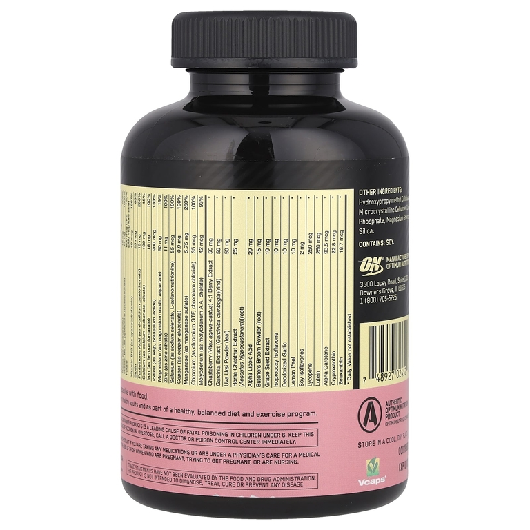 Optimum Nutrition, мультивитаминная добавка для активных женщин, 120 капсул