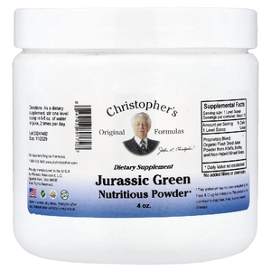 Christopher's Original Formulas, питательный порошок из юрской зеленого чая, 4 унции