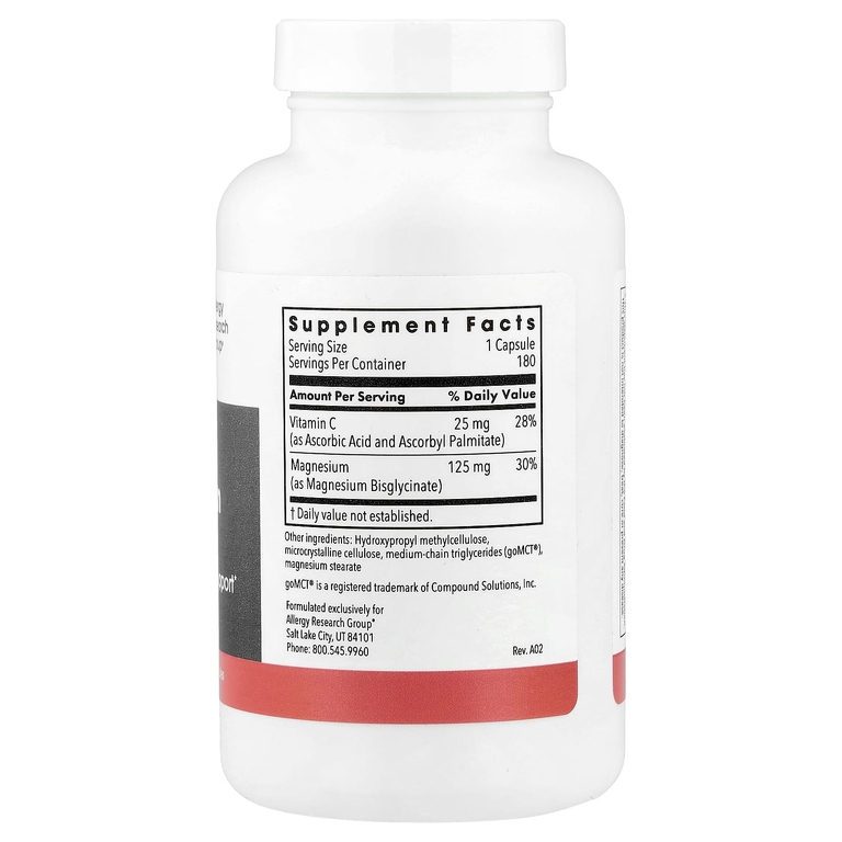 Metabolic Maintenance, глицинат магния, 180 вегетарианских капсул