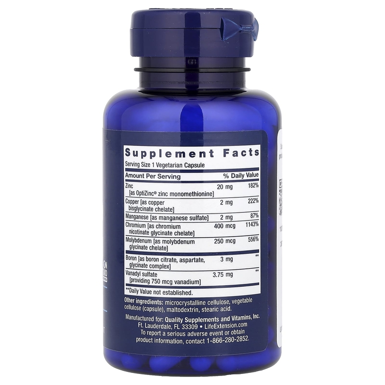 Life Extension, Только микроэлементы, 90 вегетарианских капсул