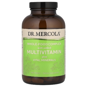 Dr. Mercola, комплекс из цельных продуктов с мультивитаминами и необходимыми минералами, 240 таблеток