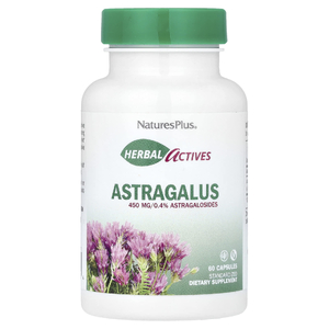 NaturesPlus, астрагал, 450 мг, 60 капсул