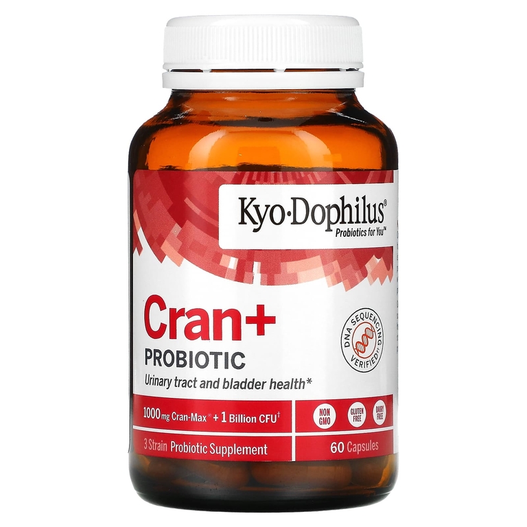 Kyolic, клюква + пробиотик, 60 капсул