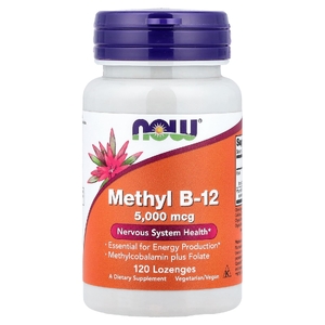 NOW Foods, метил B12, 120 пастилок