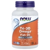 NOW Foods, рыбий жир с омега-3, 90 желатиновых капсул