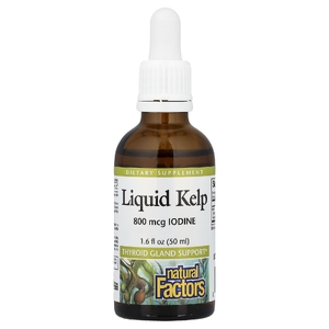 Natural Factors, Жидкий экстракт ламинарии, 1,6 жидк. унции (50 мл)