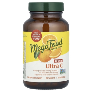 MegaFood, комплекс для иммунного и клеточного здоровья с витамином С, 60 таблеток