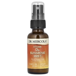 Dr. Mercola, спрей с витамином D3, с натуральным апельсиновым вкусом, 29 мл (0,98 жидк. унции)
