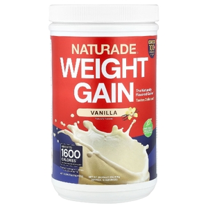 Naturade, Продукт для набора веса, ваниль, 576 г (1,3 фунта)